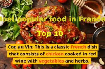 France is known for its cuisine and has a rich culinary heritage.Here some popular foods in France.