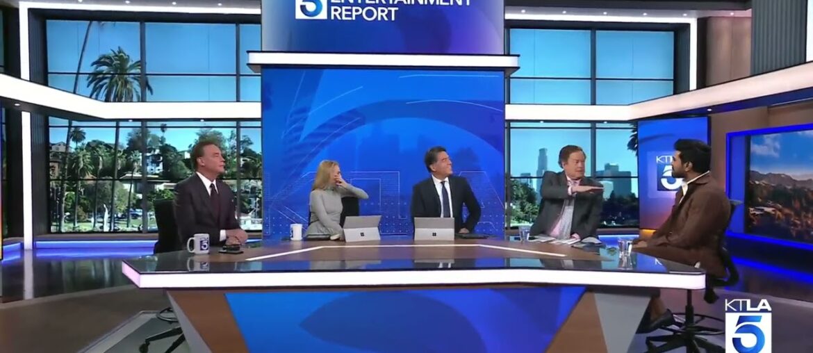 Ram Charan usa los Angeles full interview RRR KTLA5 america