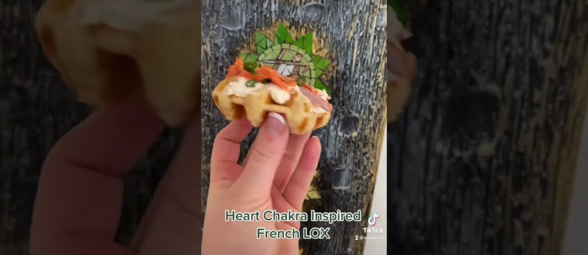 French Food Inspired, Heart Chakra Healing Lox & Waffles #stayblessed #chakrahealing #reikimaster