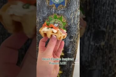 French Food Inspired, Heart Chakra Healing Lox & Waffles #stayblessed #chakrahealing #reikimaster