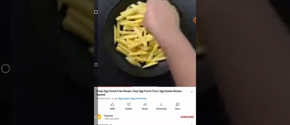 crispy egg French recipe = easy egg french fries=egg snacks  recipe toasted