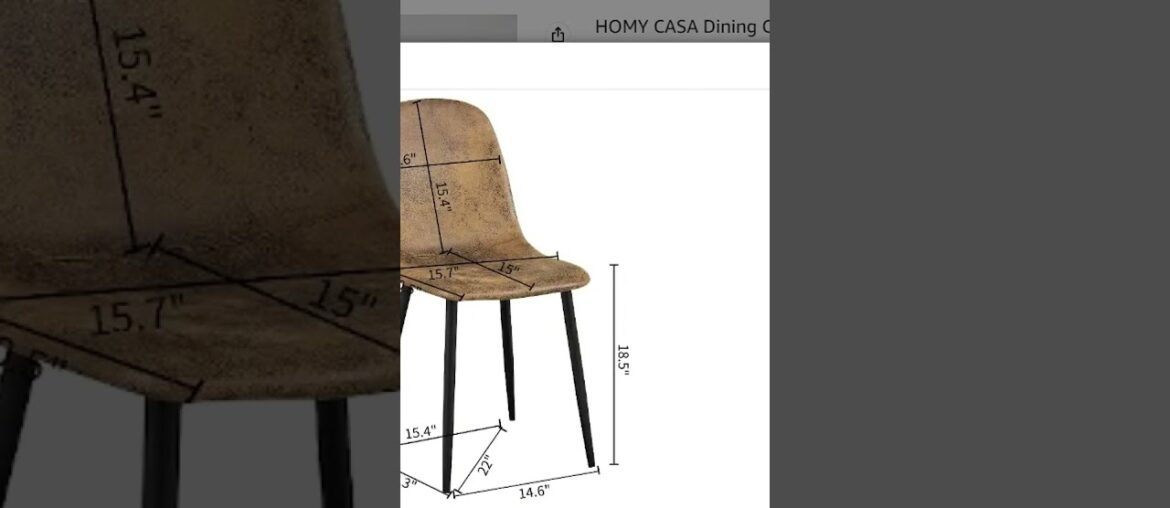 Top Best Dining Chairs on Amazon ; Best Chairs for Apartments , Condos , Town Homes and Offices Pt.1