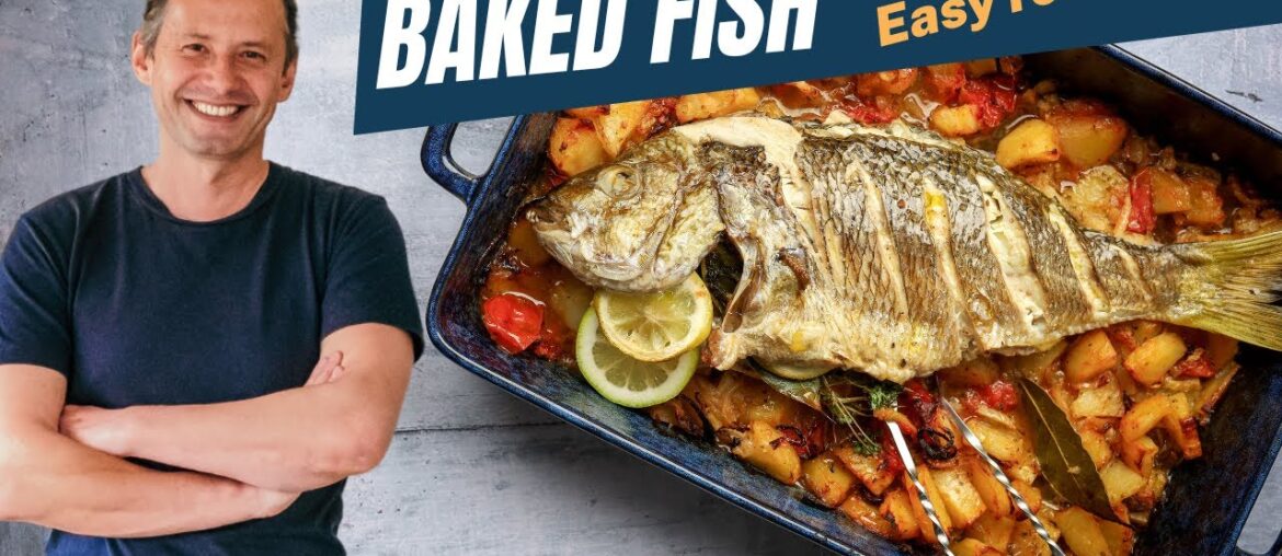 Easy way to bake a whole fish provencale style | one wonders Ep. 6