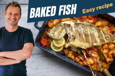 Easy way to bake a whole fish provencale style | one wonders Ep. 6