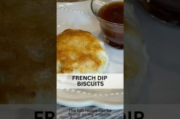 FRENCH DIP BISCUITS | Easy dinner idea | Quick and simple dinner recipe | YouTube Shorts