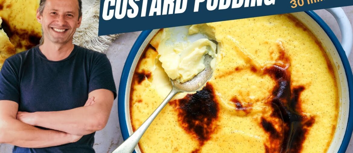 Delicious vanilla custard pudding ready in 30 minutes | one pot wonders Ep.7 Delicious vanilla custard pudding ready in 30 minutes | one pot wonders Ep.7