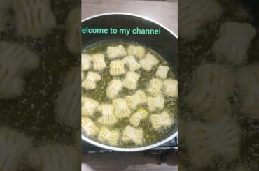 Crispy French recipes, delicious potatoes#shorts