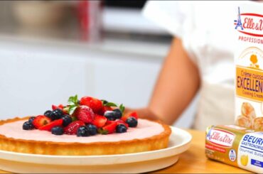 Fruity Tart with Strawberry Cream
