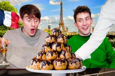 Brits try Michelin-Star French desserts!