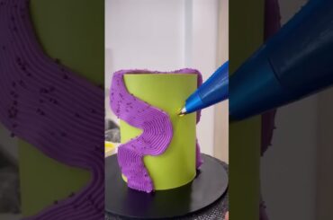 Do you like this kind of cake? Cream decoration gourmet private cake French pastry training  #shorts