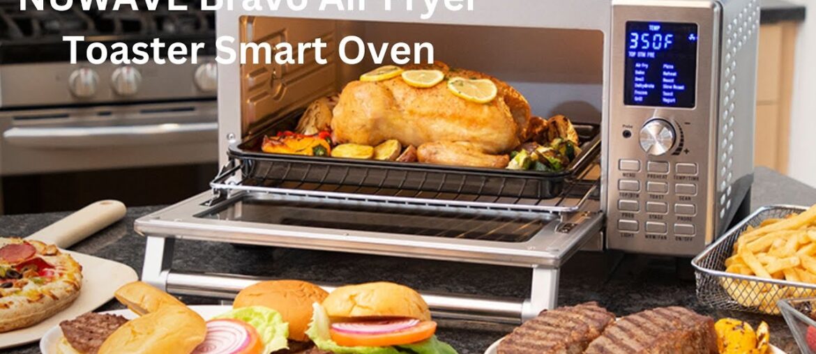 NUWAVE Bravo Air Fryer Toaster Smart Oven, 12-in-1