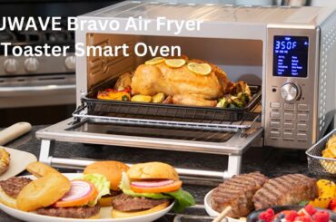 NUWAVE Bravo Air Fryer Toaster Smart Oven, 12-in-1