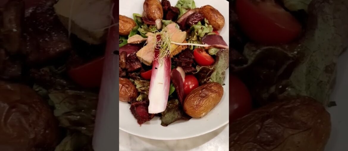 Dining at French restaurant in France