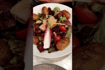 Dining at French restaurant in France