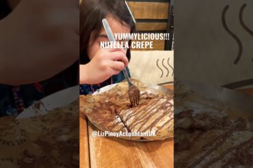 NUTELLA CREPE | FILIPINA IN ENGLAND | SNACKS-DESSERT #french #food #savoury #sweet #filipinoabroad