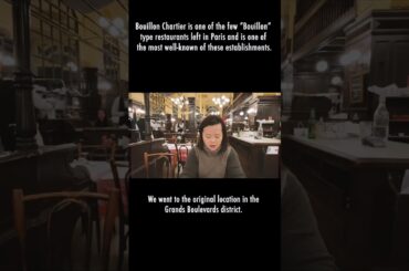 Bouillon Chartier | Paris | restaurant | review | dining experience #paris #shorts #restaurant