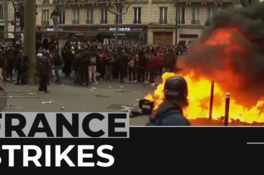 Protests rage in France for 10th day as Macron remains defiant
