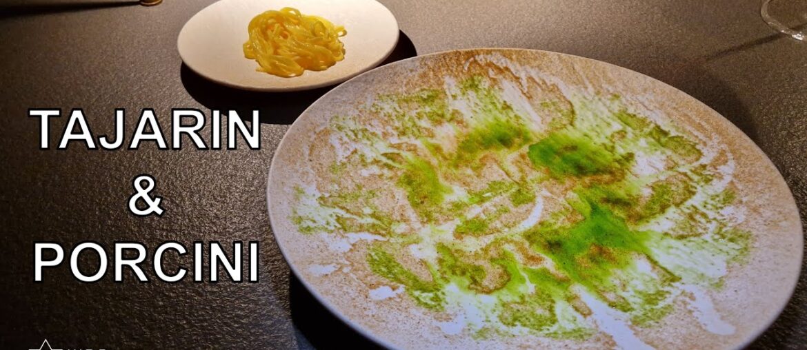 Pasta! Tajarin with porcini at restaurant Unforgettable Turin