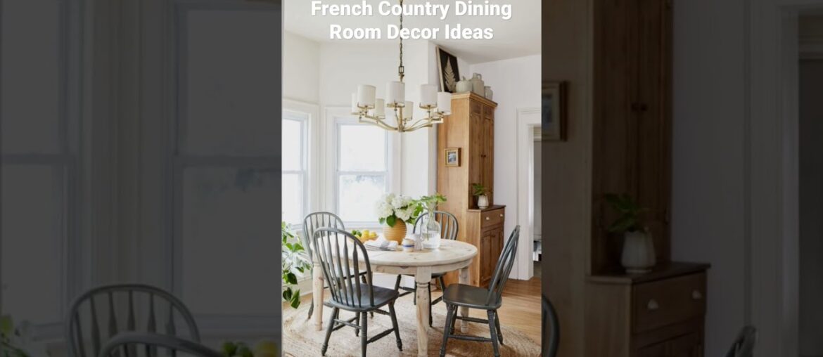 French Country Dining Room Decor Ideas #homedecoration #homedecor