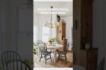 French Country Dining Room Decor Ideas #homedecoration #homedecor