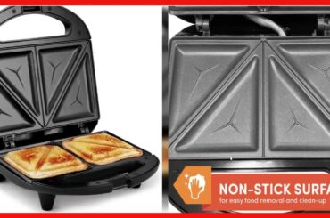 Great product -  Elite Gourmet ESM2207 Nonstick Electric Sandwich Panini Maker Grilled Cheese Machin