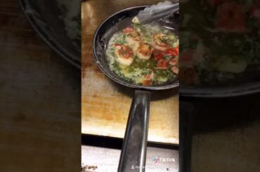 Saint Jacques French food.