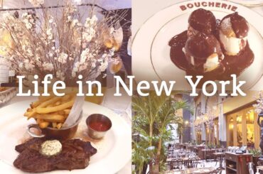 New York vlog | How we spend our days | Best French food and dessert | Relaxing stroll