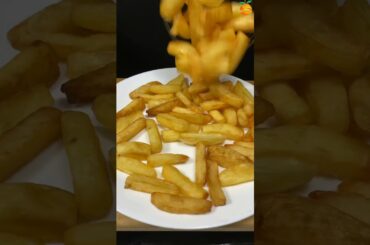 French Fries with Tomato Ketchup #food #cooking #kitchen #streetfood #recipe #recipes #asmr #fyp