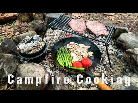Gourmet Campfire Cooking in the Woods – Grilled Steak & Potatoes Dauphinoise Gourmet Campfire Cooking in the Woods - Grilled Steak & Potatoes Dauphinoise