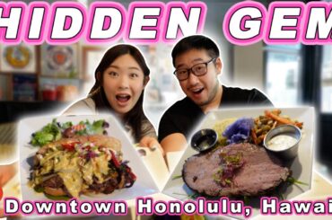 HIDDEN GEM in DOWNTOWN, HONOLULU! || [Oahu, Hawaii] Prime Rib, Sandwiches, & Dessert!