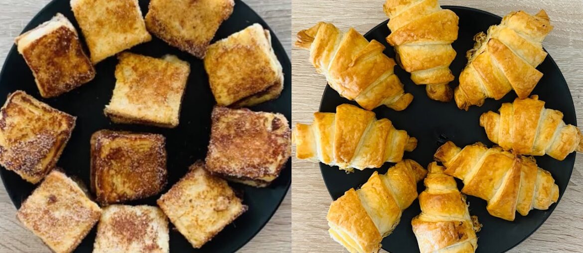 Nutella Recipes | Nutella Stuffed French Toast Bites | Nutella Croissants