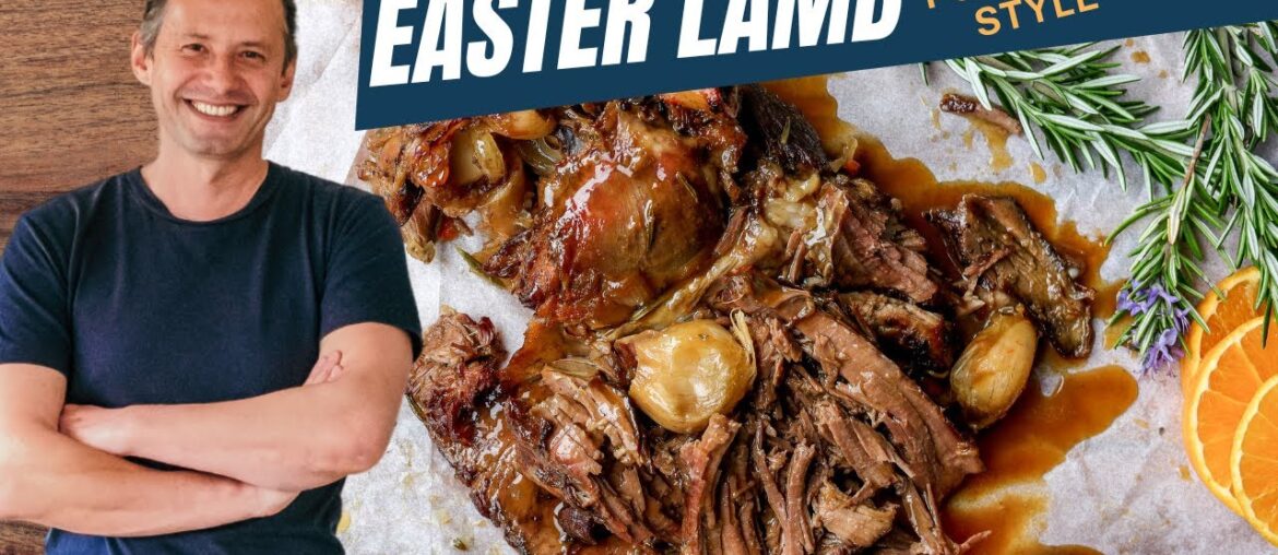 7 hours confit Lamb with maple and orange glaze | Easter special