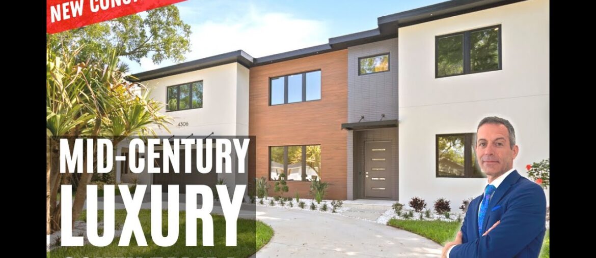 Outstanding Modern New Construction Home in South Tampa with Fadal Real Estate