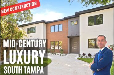 Outstanding Modern New Construction Home in South Tampa with Fadal Real Estate