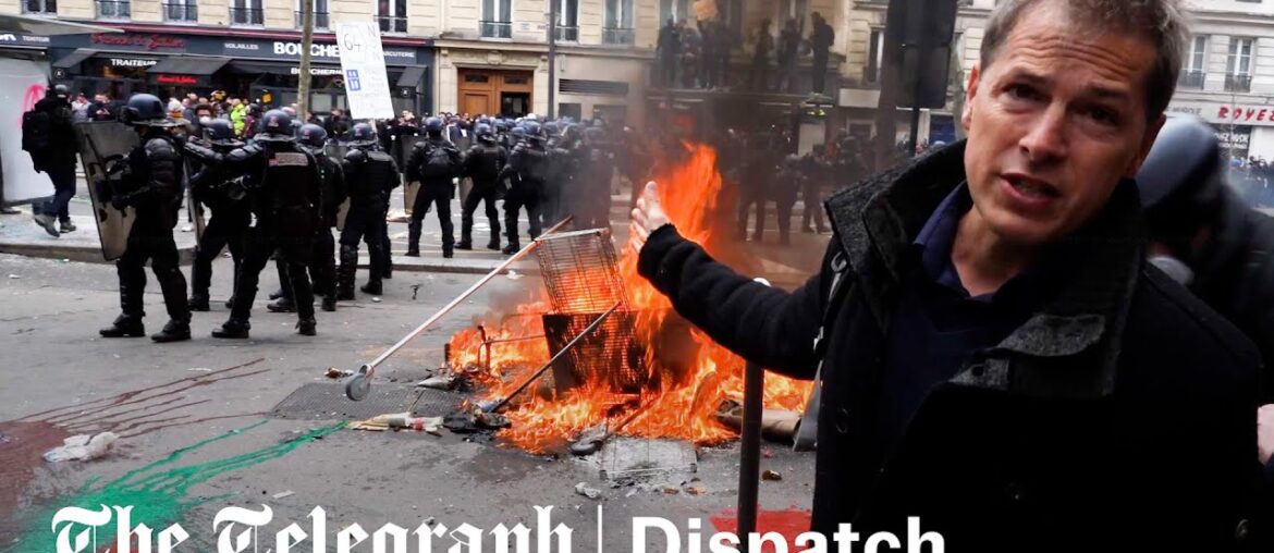 Fire and blood: young protesters out in force | France dispatch