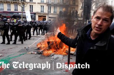 Fire and blood: young protesters out in force | France dispatch
