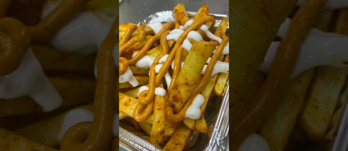ultimate peri peri fries recipe||street style French fries rohini sec7 #food #streetfood #shorts