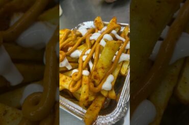 ultimate peri peri fries recipe||street style French fries rohini sec7 #food #streetfood #shorts