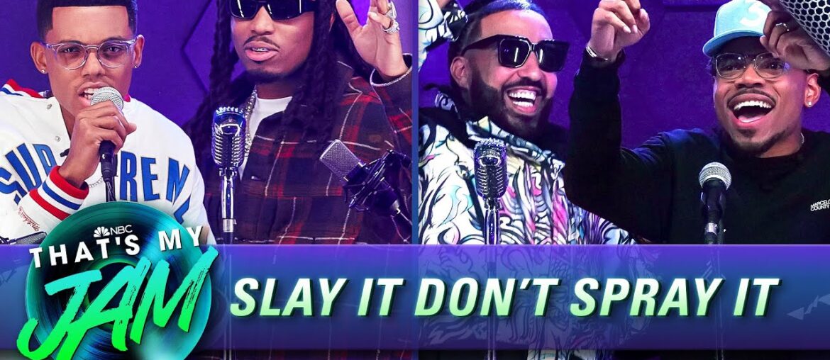 Slay It, Don't Spray It: Chance the Rapper, French Montana, Jabari Banks and Quavo