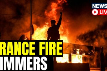 Fires, Clashes & Tear Gas In Paris As Protesters Opposed Macron's Pension Bill | France Protest