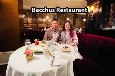 Birthday lunch at the Bacchus Restaurant & Lounge in Vancouver