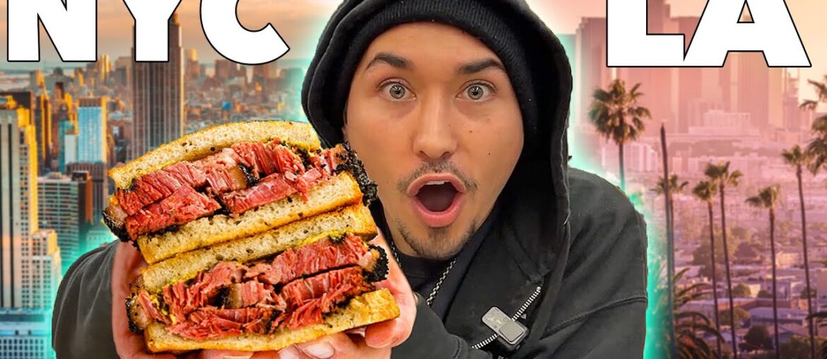 Eating The Best Pastrami: Los Angeles vs New York (KATZ Deli) Eating The Best Pastrami: Los Angeles vs New York (KATZ Deli)