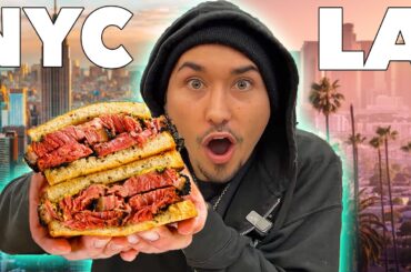 Eating The Best Pastrami: Los Angeles vs New York (KATZ Deli)