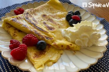 How to Make crepes? Classic French Pancakes Recipe| Say no to pancake mix!
