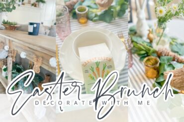 EASTER BRUNCH AND DECORATE WITH ME // SPRING BRUNCH // CHARLOTTE GROVE FARMHOUSE
