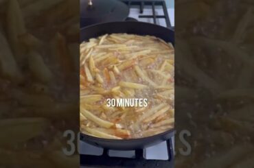 Easiest Ever French Fries Recipe - No Peeling, Soaking or Thermometer Needed!