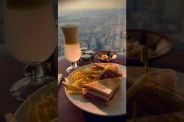Insane Heights and Delicious Bites: Eating & Sipping drinks in Dubai Will Blow Your Mind! SkyTower!