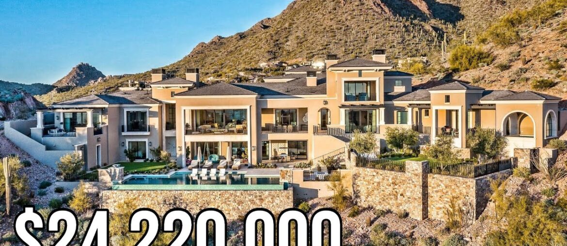 $24,220,000 Unique French Modern Scottsdale Estate | Mansion Tour $24,220,000 Unique French Modern Scottsdale Estate | Mansion Tour
