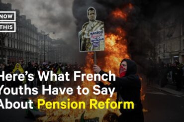 French Youth Lead the Charge Against Macron's Pension Reform