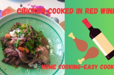 This French in red wine sauce you've never eaten before!! #coqauvin #chickenrecipe #chicken